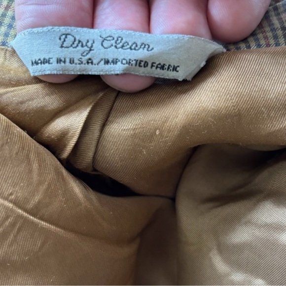 Hugo Boss vintage Corleone check plaid Vitale Barberis Caronico wool blazer | 42 - Picture 12 of 15